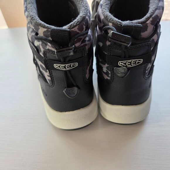 Keen Womens Uneek SNK CHukka II Boots Size 8 Black Animal Print NEW Lace Up - Picture 7 of 10